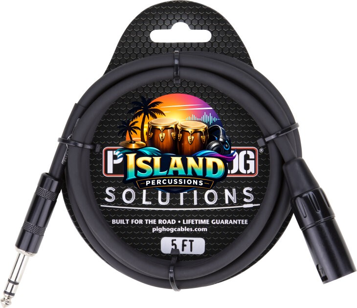 Pig Hog 1/4" TRS (Male) to XLR (Male) Adaptor Cable
