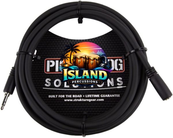 Pig Hog 1/8" TRS Headphone Extension Cable
