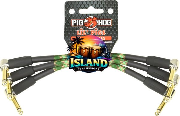 Pig Hog Lil Pigs Pedal Patch Cables, 3-Pack