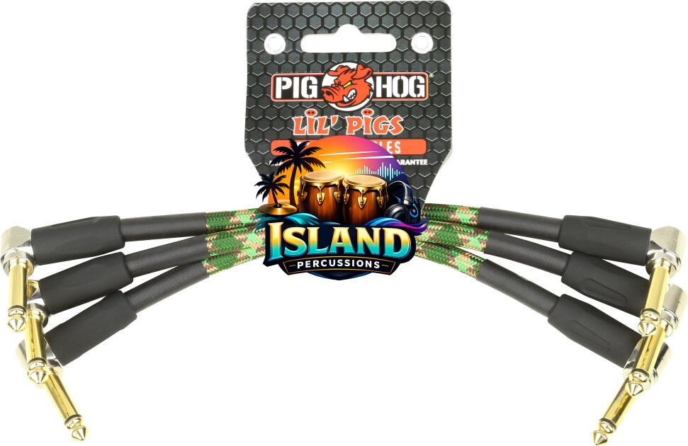 Pig Hog Lil Pigs Pedal Patch Cables, 3-Pack