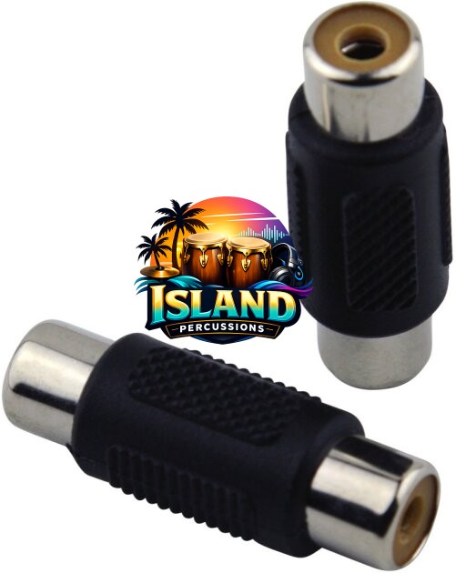 Pig Hog RCA (Female) to RCA(Female) Mono Adapter (2-Pack)