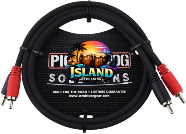 Pig Hog Solutions Dual RCA Cable