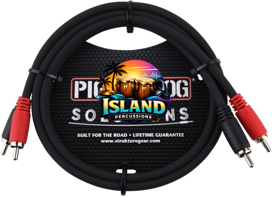 Pig Hog Solutions Dual RCA Cable