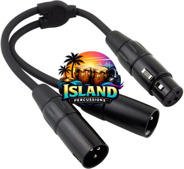 Pig Hog Solutions XLR Female to Dual XLR Male Y-Cable