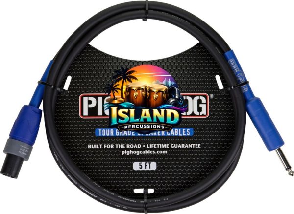 Pig Hog Speakon to 1/4" 14-Gauge Speaker Cable