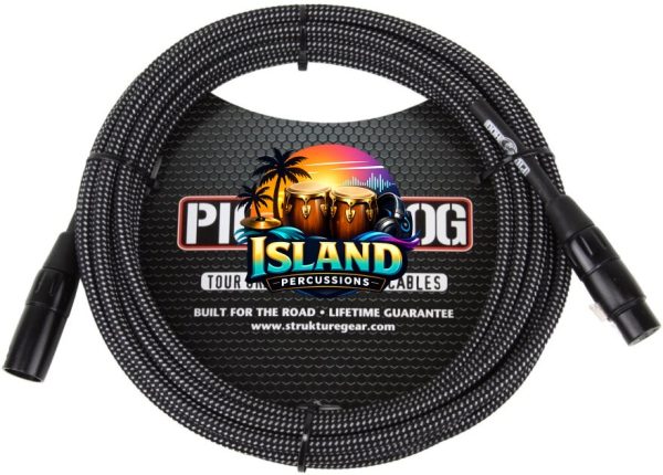 Pig Hog Woven XLR Microphone Cable