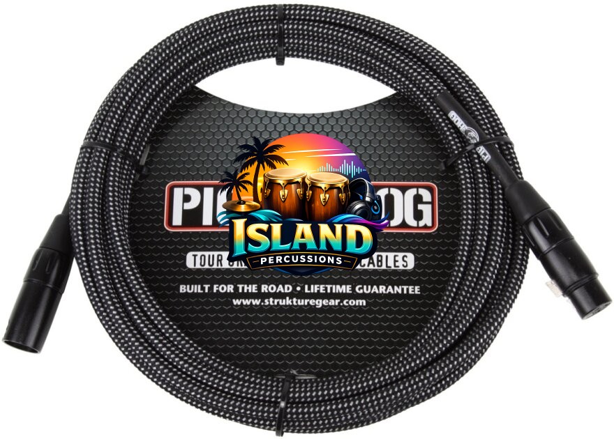 Pig Hog Woven XLR Microphone Cable