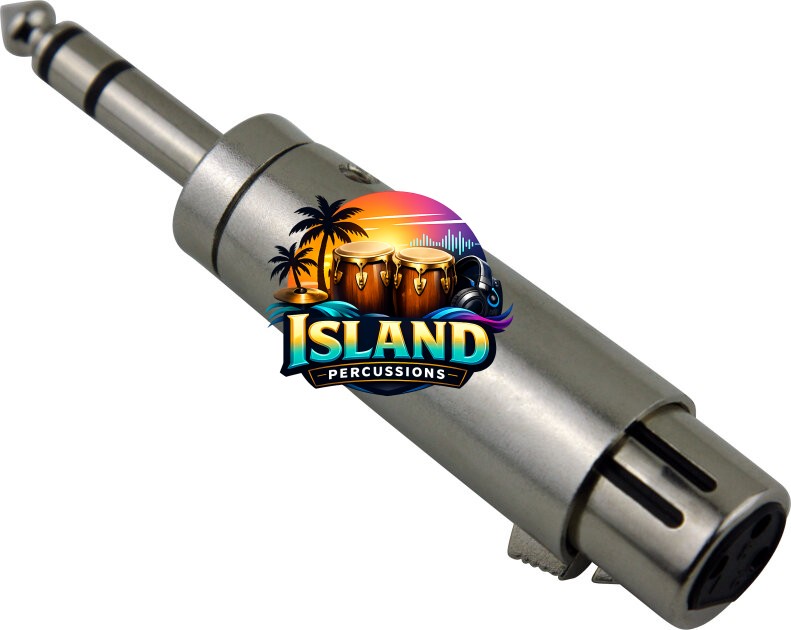 Pig Hog XLR Female to TRS 1/4" Male Adapter