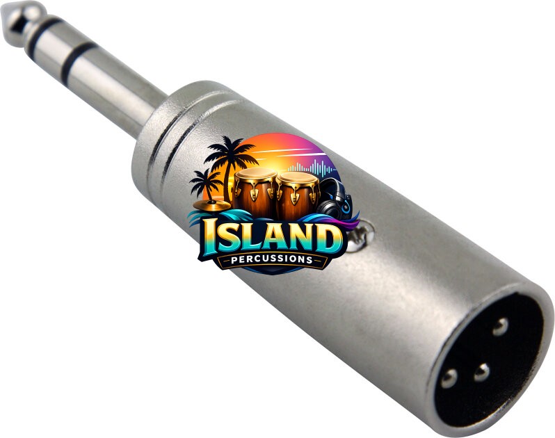 Pig Hog XLR Male to TRS 1/4" Male Adapter