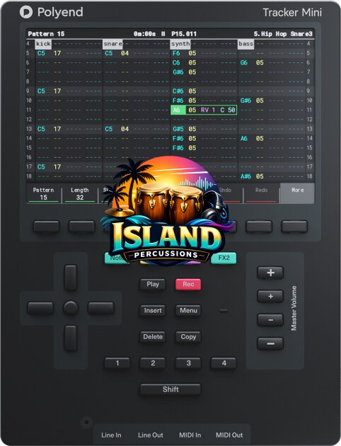 Polyend Tracker Mini Portable Audio Workstation