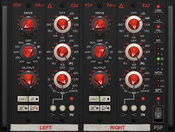 PSP Audioware E27 Equalizer Plug-in Software