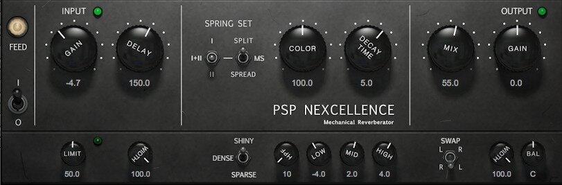PSP Audioware Nexcellence Reverb Plug-in Software