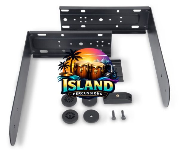 QSC K12.2 Powder Coated Steel Yoke Mount Kit