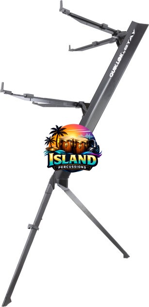 Quik Lok Stay Intruder 2-Tier Keyboard Stand
