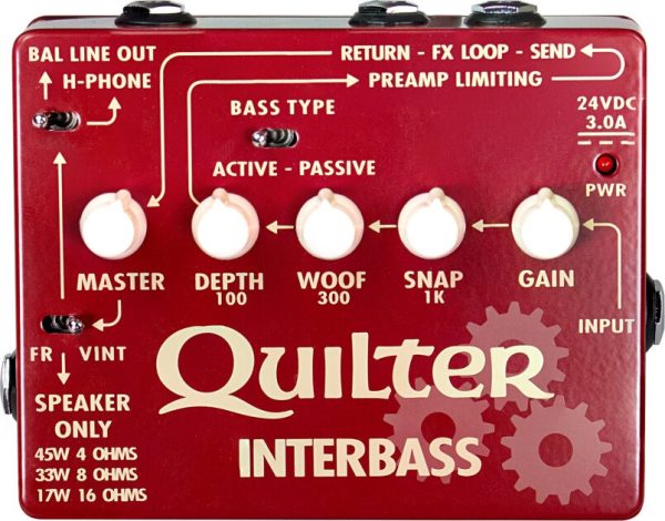 Quilter INTERBASS Power Amp and Direct Box (45 Watts)