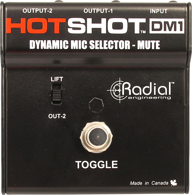 Radial Hot Shot DM1 Microphone Switcher Pedal