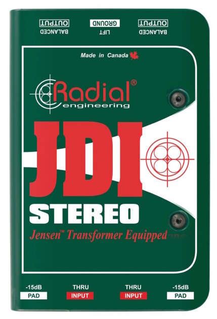 Radial JDI Stereo Passive DI Direct Box