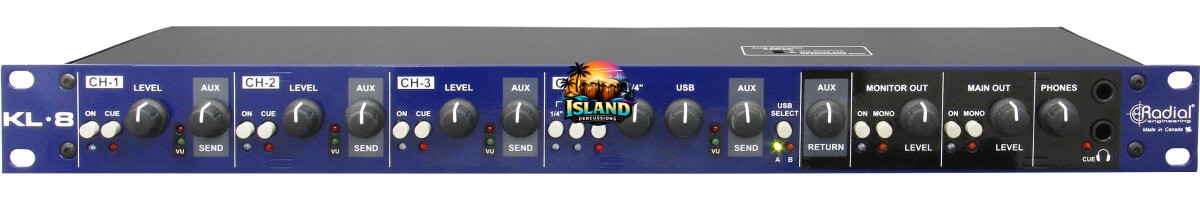Radial KL-8 Rackmount Keyboard Mixer