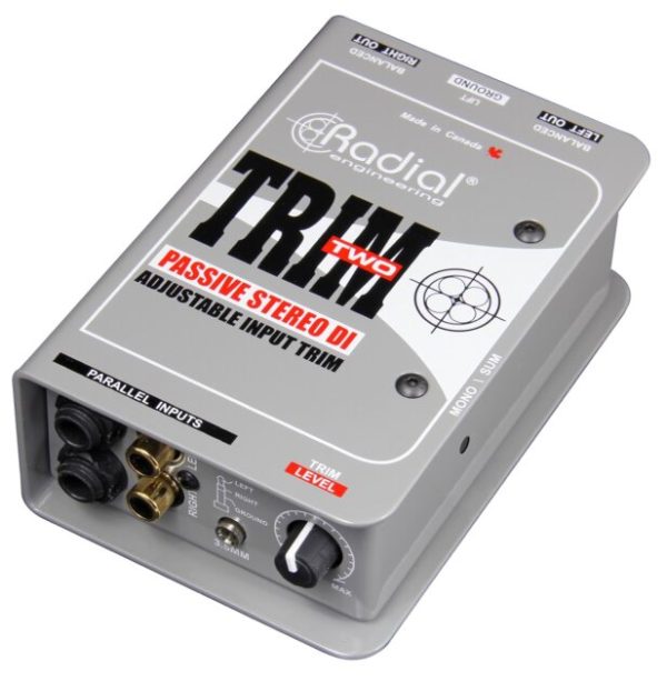 Radial Trim Two Passive Stereo DI Direct Box