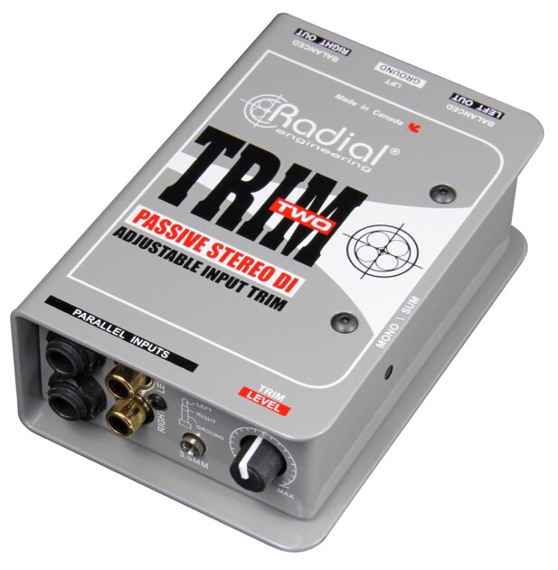 Radial Trim Two Passive Stereo DI Direct Box