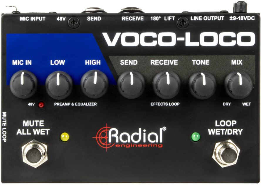 Radial Voco-Loco Microphone Effect Interface