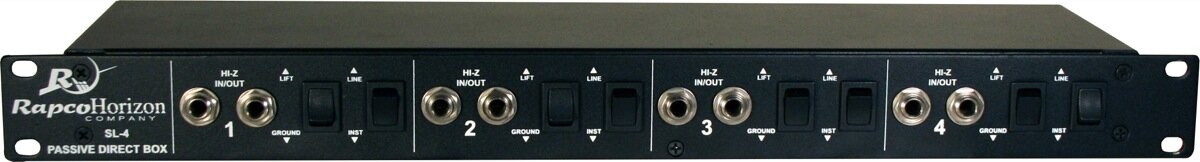 RapcoHorizon SL-4 Rackmount Passive Direct Box