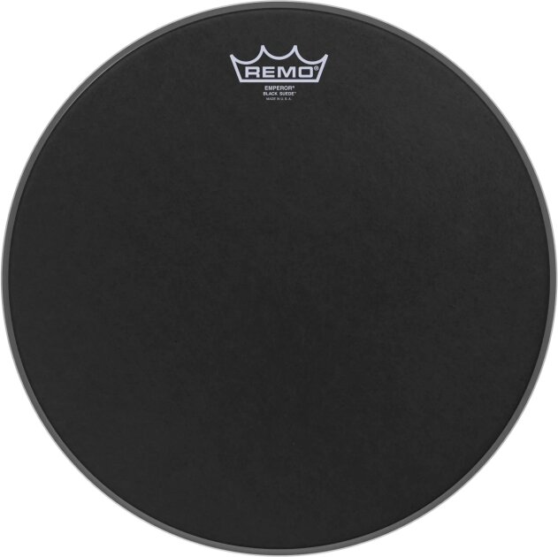 Remo Black Suede Emperor Drumhead