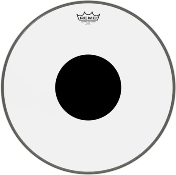 Remo Clear Controlled Sound Bass Drumhead (Black Dot)