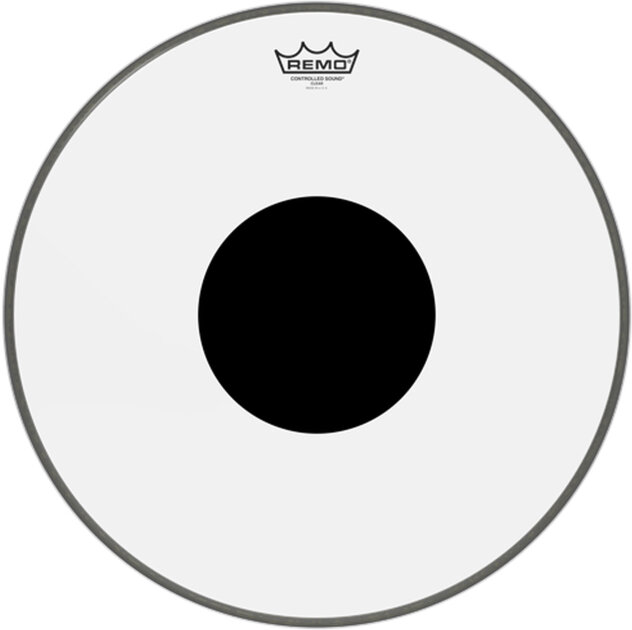 Remo Clear Controlled Sound Bass Drumhead (Black Dot)