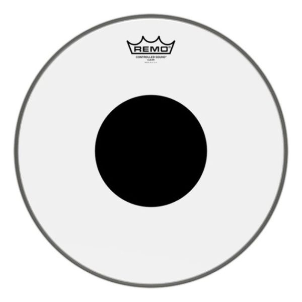 Remo Clear Controlled Sound Drumhead (Black Dot)