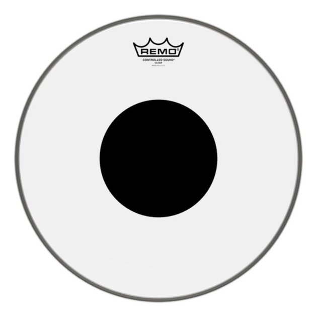 Remo Clear Controlled Sound Drumhead (Black Dot)