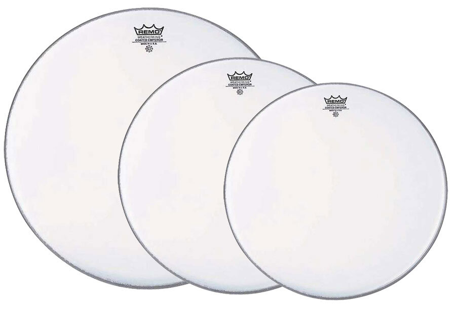Remo Coated Emperor Tom Drumhead Pack
