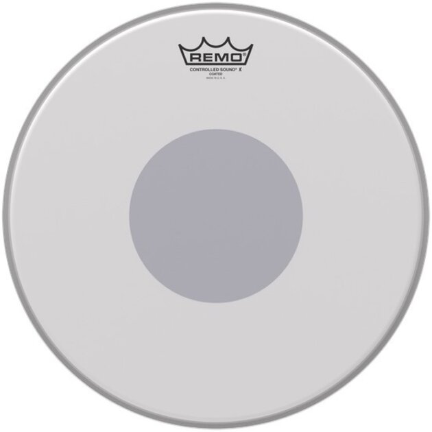 Remo Controlled Sound X Coated Drumhead with Reverse Black Dot