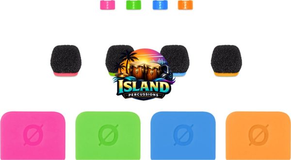Rode COLORS 3 Set of 4 Windshields for Lavalier II and Wireless GO