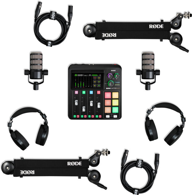 Rode Podcaster Bundle: Two-Person Podcasting Pack