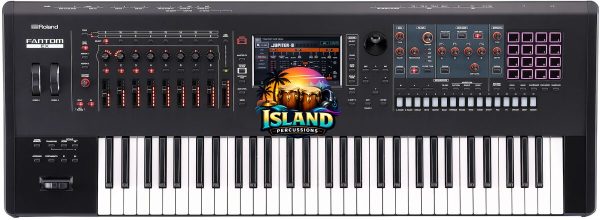 Roland FANTOM 6 EX Synthesizer Workstation Keyboard, 61-Key