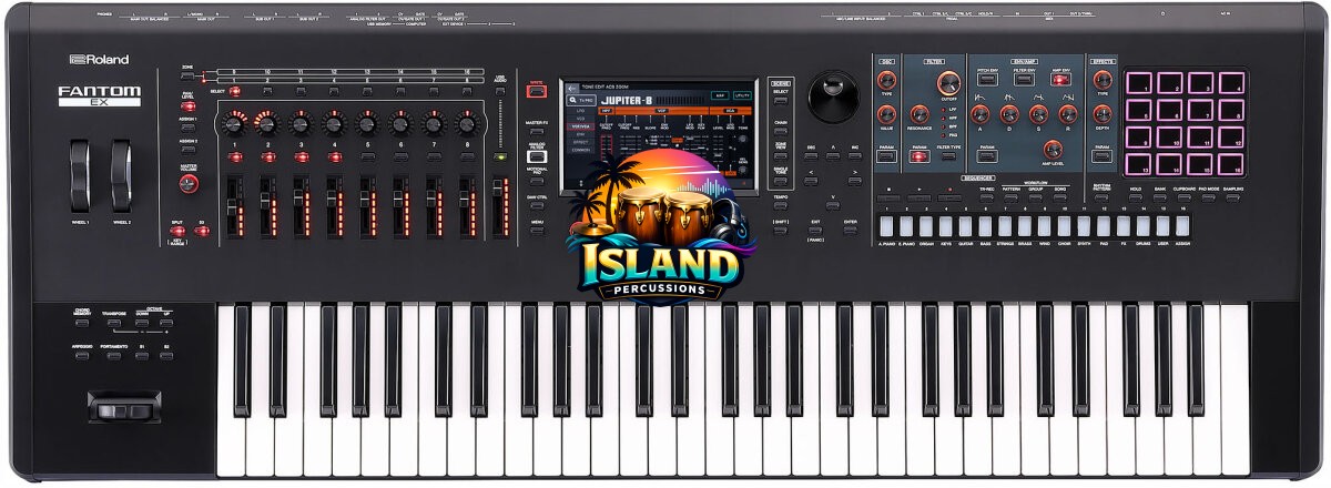 Roland FANTOM 6 EX Synthesizer Workstation Keyboard, 61-Key