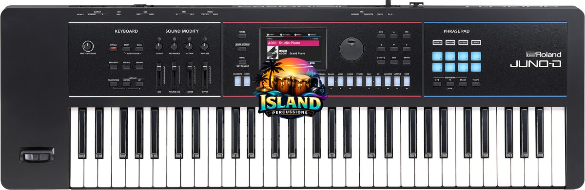 Roland JUNO-D6 Keyboard Synthesizer, 61-Key