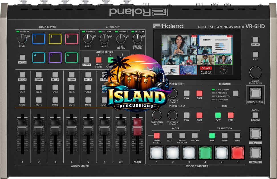 Roland VR-6HD Direct Streaming Audio/Video Mixer