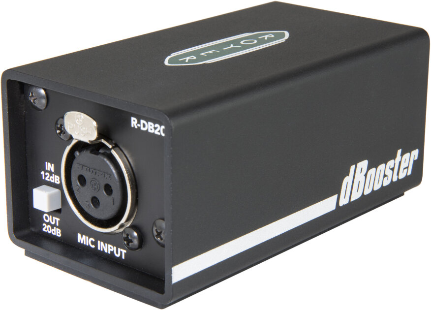 Royer Labs R-dB20 dBooster Class-A In-Line Microphone Signal Booster