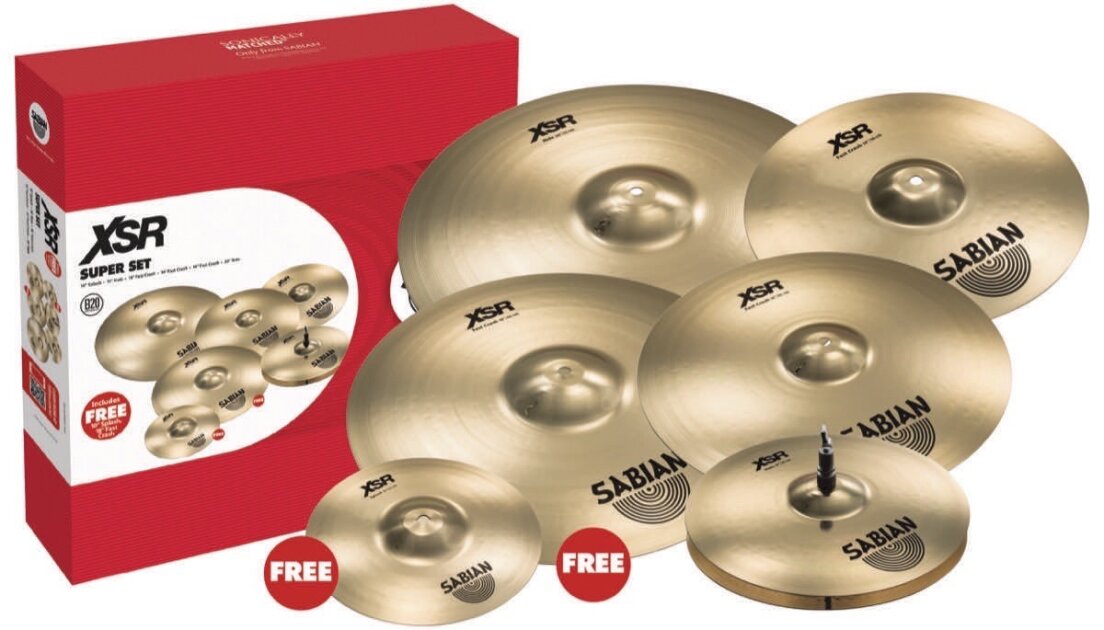 Sabian XSR Super Set Cymbal Pack