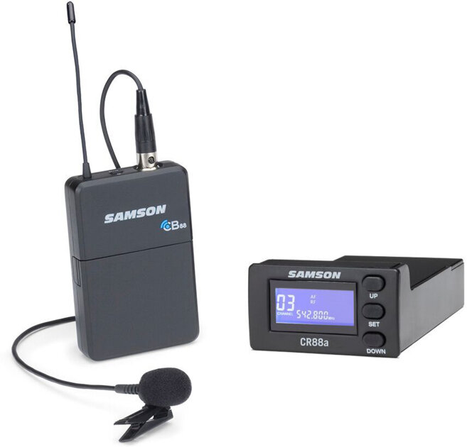 Samson Concert 88a Wireless Lavalier Microphone with CR88a Receiver Module for XP310w/312w System