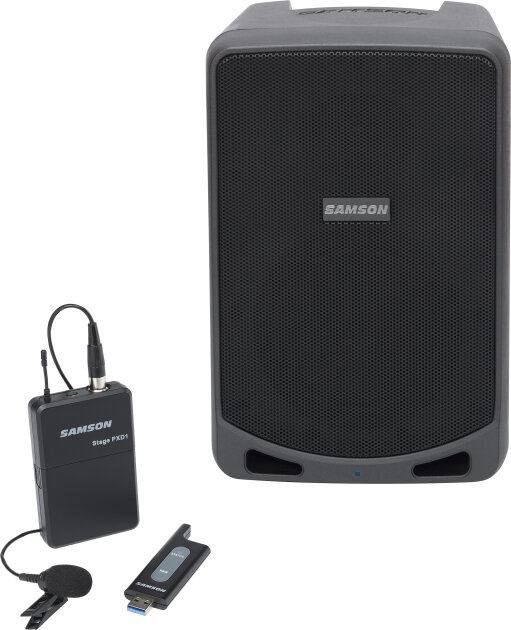Samson Expedition XP106wLM Rechargeable Bluetooth PA System with Wireless Lavalier Microphone