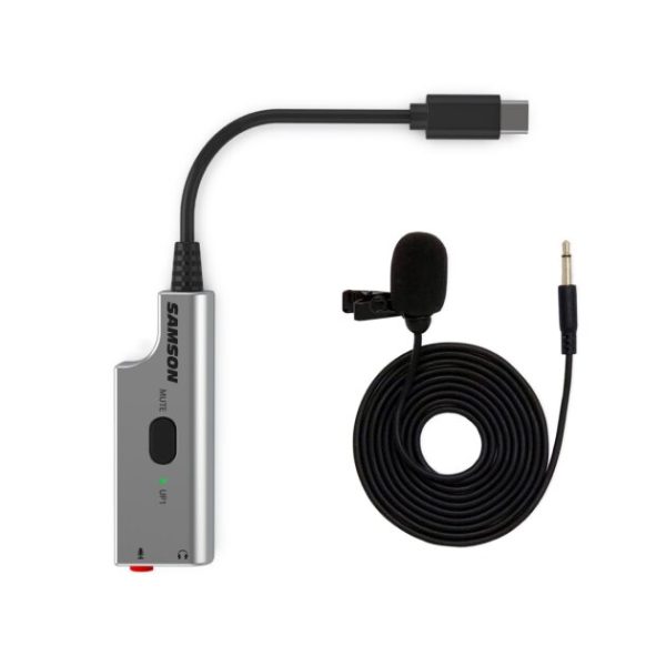 Samson LMU1 USB Broadcast Lavalier Microphone Bundle
