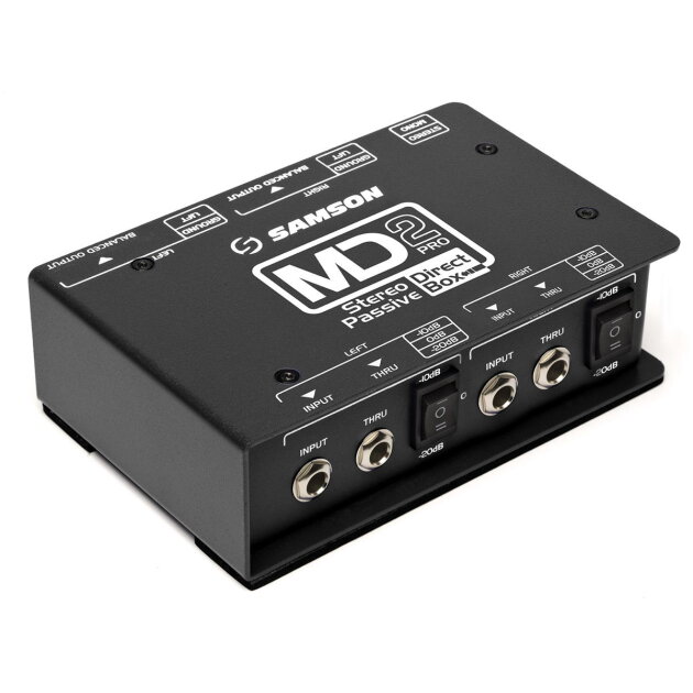Samson MD2 Pro Stereo Passive Direct Box