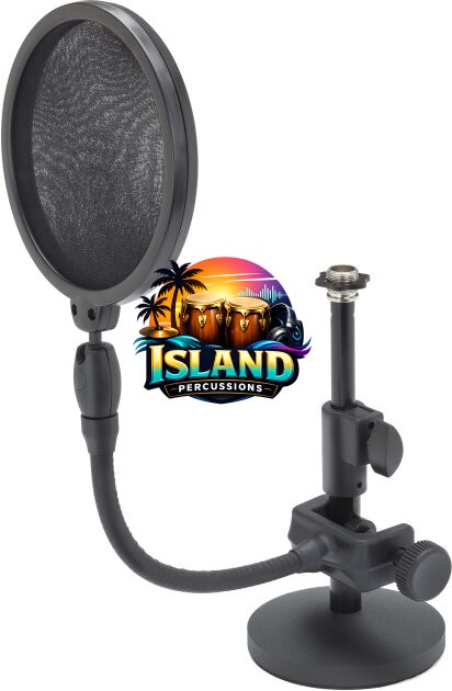 Samson MDPS05 Desktop Microphone Stand and Pop Filter Bundle