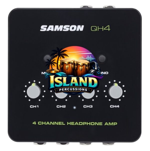 Samson QH4 Studio Headphone Amplifier, 4-Channel