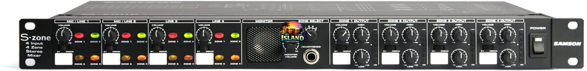Samson S-Zone Stereo 4-Zone Mixer
