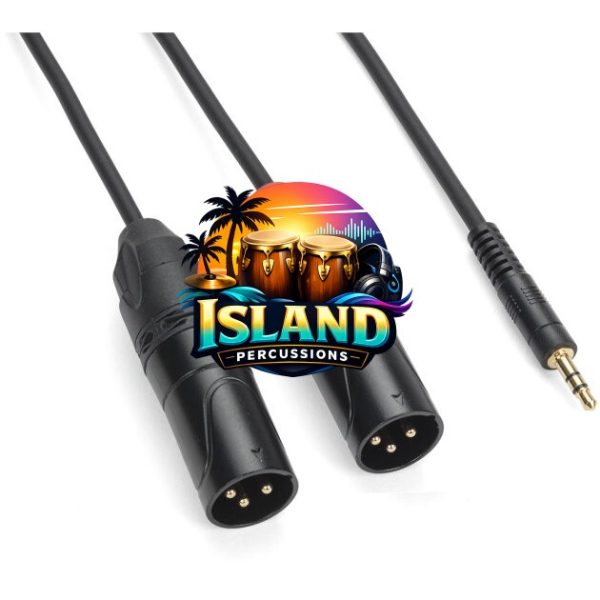Samson Tourtek Pro 1/8" (3.5mm) TRS to Dual XLR Male Breakout Cable