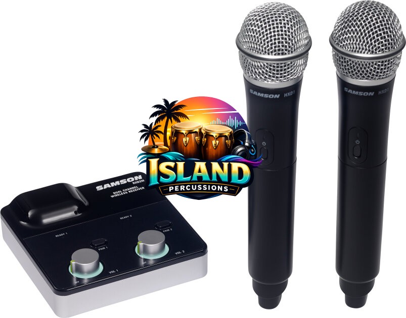 Samson XPD2m Two-Person Digital Wireless Supercardioid Handheld Microphone System